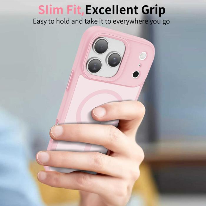 Bild 5, Tech-Protect Tech-Protect iPhone 17 Pro Skal MagSafe MagMat Rosa - Teknikhallen.se