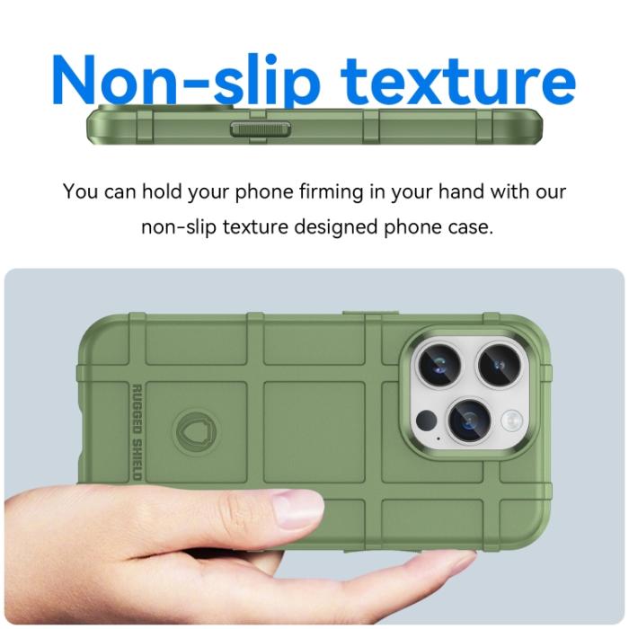 Bild 4,  iPhone 15 Pro Skal Robust Grön - Teknikhallen.se