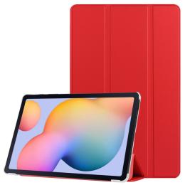  Samsung Galaxy Tab A7 10.4 Fodral Tri-Fold Röd - Teknikhallen.se