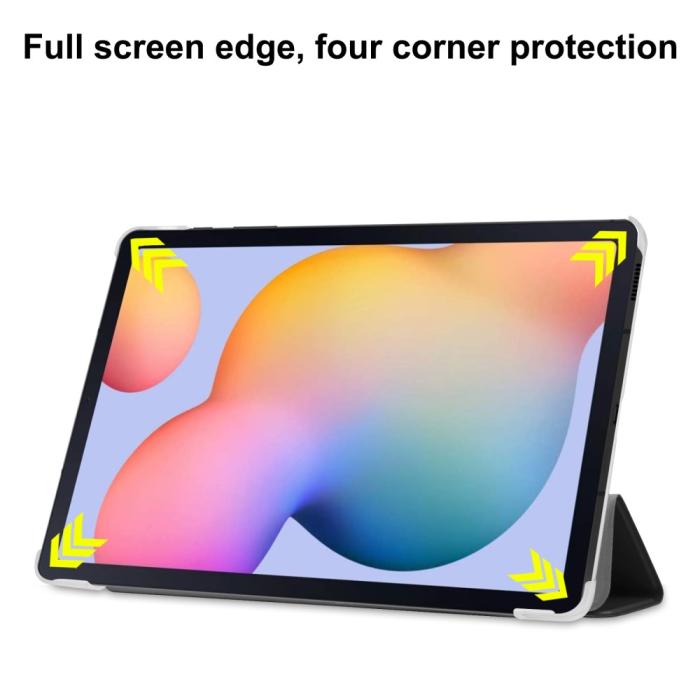 Bild 5,  Samsung Galaxy Tab A7 10.4 Fodral Tri-Fold Svart - Teknikhallen.se