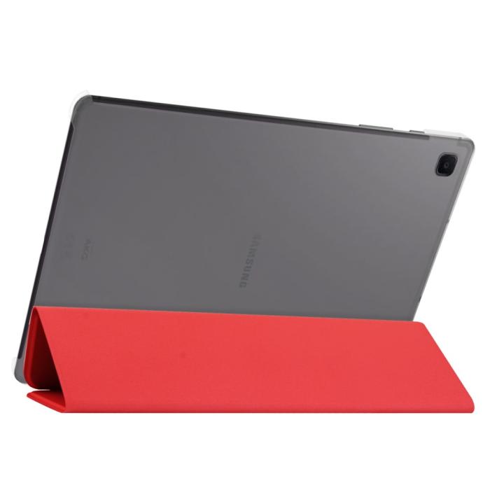Bild 4,  Samsung Galaxy Tab A7 10.4 Fodral Tri-Fold Röd - Teknikhallen.se