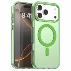  iPhone 17 Pro Skal MagSafe Hybrid Gr&ouml;n - Teknikhallen.se