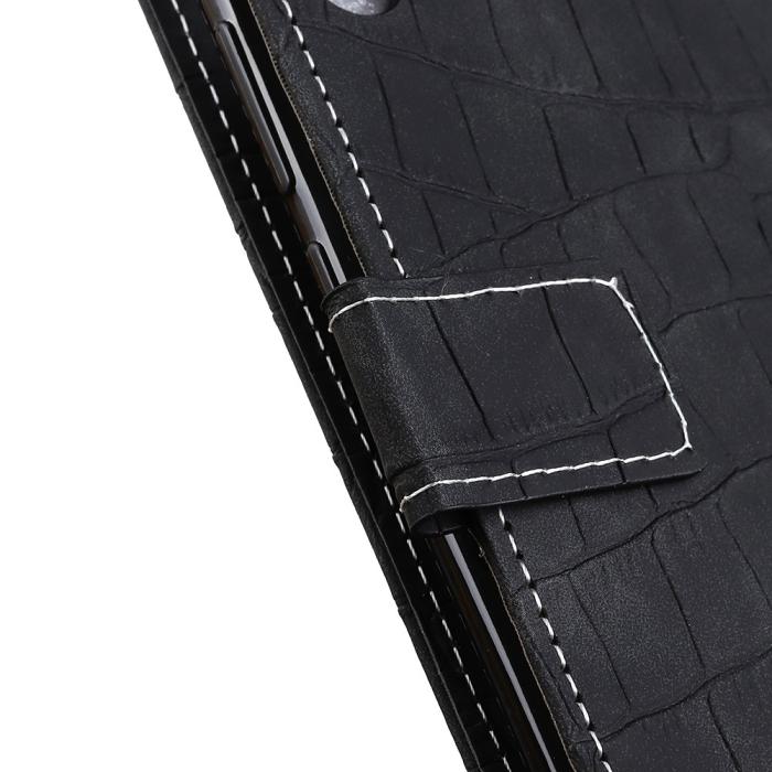 Bild 5,  iPhone 11 Pro - Krokodil Mönster Plånboksfodral - Svart - Teknikhallen.se