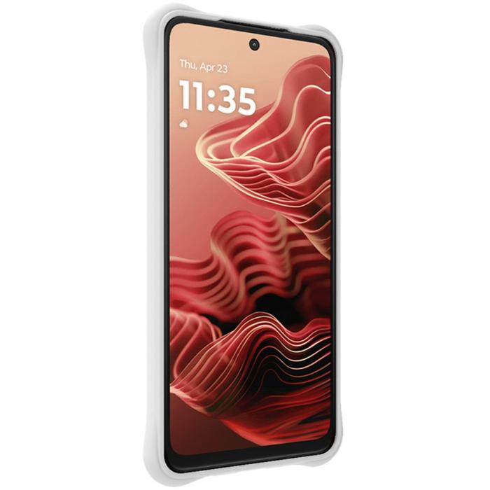 Bild 6, IMAK IMAK Motorola Moto G35 5G Skal Waterdrop Matt Vit - Teknikhallen.se