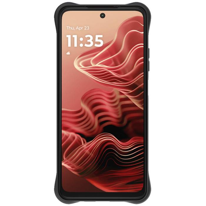 Bild 4, IMAK IMAK Motorola Moto G35 5G Skal Waterdrop Matt Svart - Teknikhallen.se