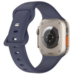 ColorPop Silikon Armband Butterfly Apple Watch 42/44/45/49 mm (M/L) Midnight Blue - Teknikhallen.se