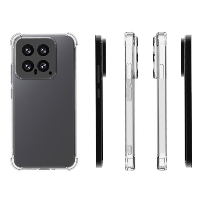 Bild 5,  Xiaomi 14 Skal Shockproof TPU Transparent - Teknikhallen.se