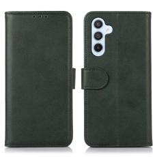  Samsung Galaxy A34 5G Fodral Solid L&auml;der Gr&ouml;n - Teknikhallen.se