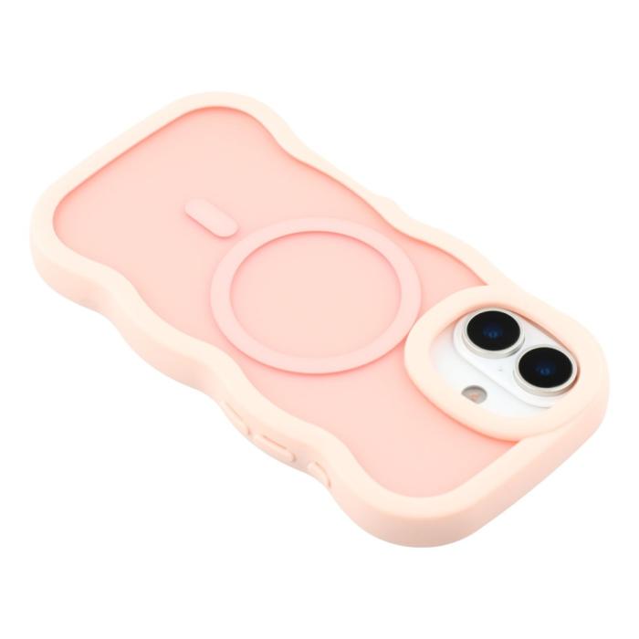 Bild 5,  iPhone 17 Skal MagSafe Wavy Matt Ljus Rosa - Teknikhallen.se