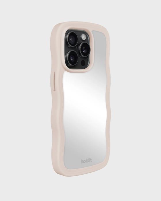 Bild 2, holdit holdit iPhone 14 Pro Skal Wavy Light Beige Mirror - Teknikhallen.se