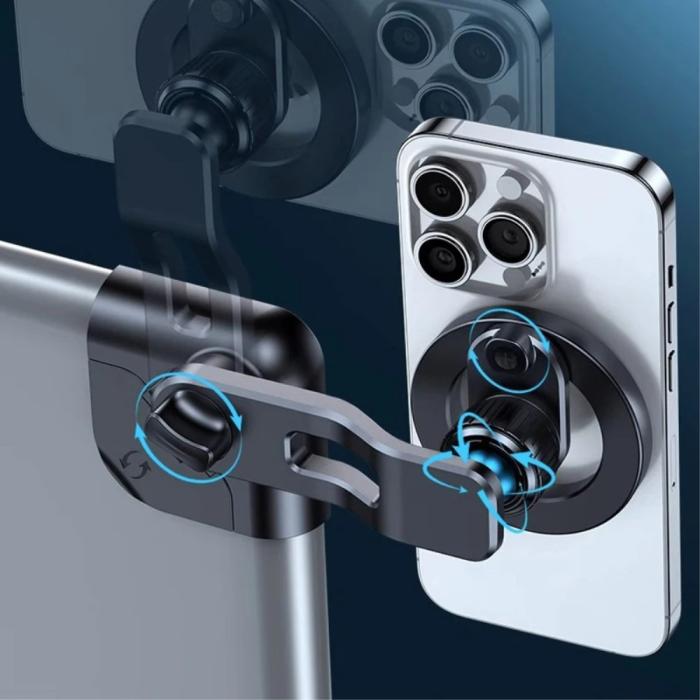 Bild 4,  Tesla Model 3/Y Magnetisk MagSafe Mobilhållare För Skärm Grå - Teknikhallen.se
