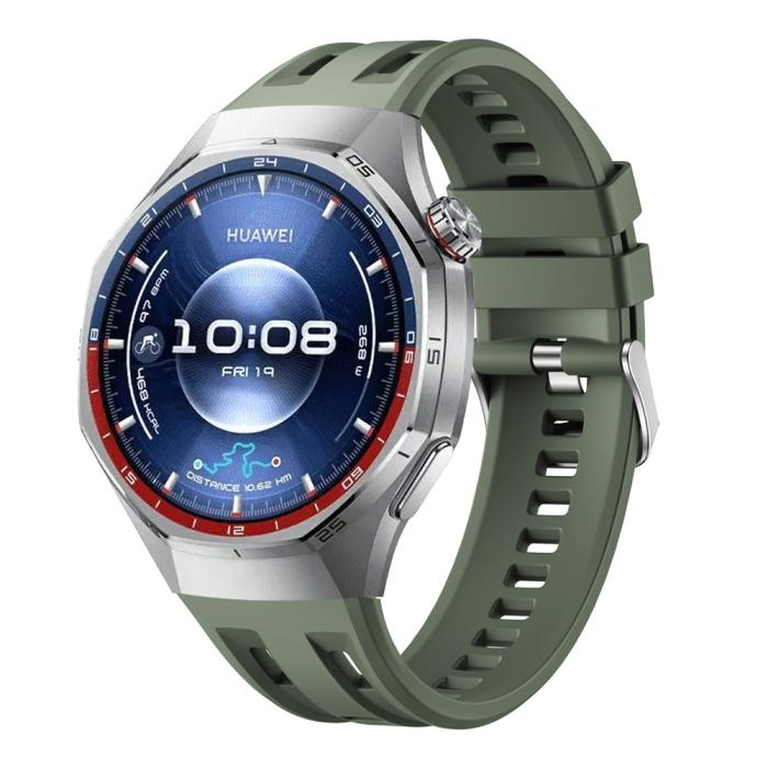 Bild 2,  Huawei Watch GT 6 Pro 46 mm Armband FlexSilicone Grön - Teknikhallen.se