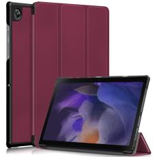  Samsung Galaxy Tab A8 10.5 (2021) Fodral Premium Tri-Fold Vinr&ouml;d - Teknikhallen.se
