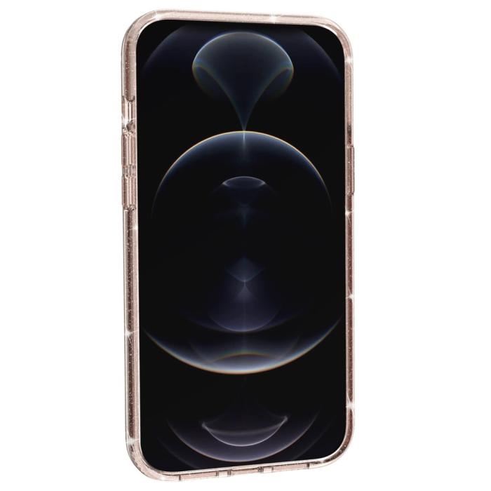 Bild 3,  iPhone 15 Plus Skal Hybrid Glitter Guld - Teknikhallen.se