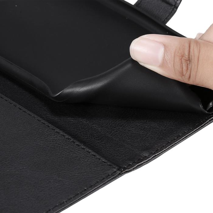 Bild 6,  Samsung Galaxy S23 Ultra Fodral Solid Läder Svart - Teknikhallen.se