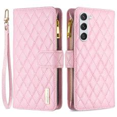 BINFEN BINFEN Galaxy S24 Fodral Diamond Multifunktionell Rosa - Teknikhallen.se