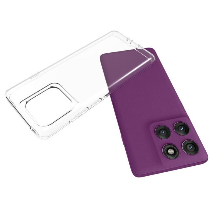 Bild 2,  Motorola Edge 60 Pro Skal TPU Transparent - Teknikhallen.se