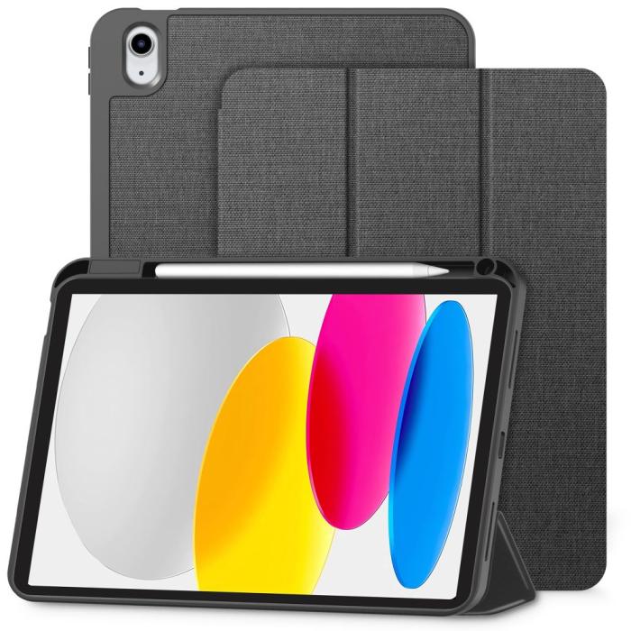 Bild 2, Tech-Protect Tech-Protect iPad 11 2025 / 10.9 2022 Fodral SmartCase Canvas - Teknikhallen.se