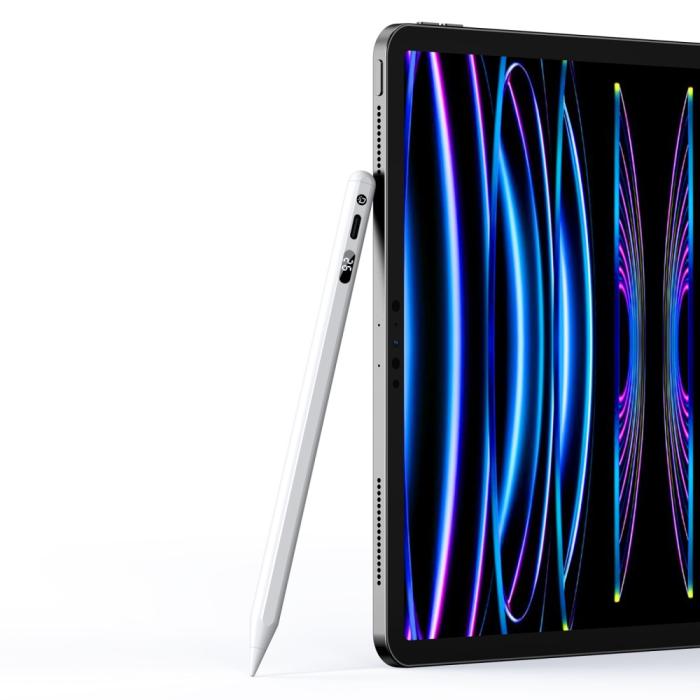 Bild 2, DUX DUCIS DUX DUCIS Active LED iPad Stylus Touchpenna Vit - Teknikhallen.se
