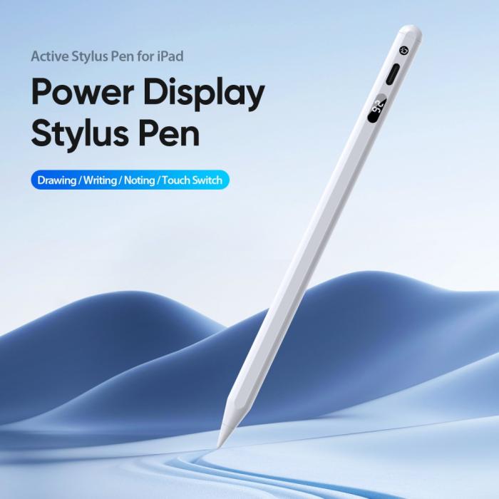 Bild 3, DUX DUCIS DUX DUCIS Active LED iPad Stylus Touchpenna Vit - Teknikhallen.se
