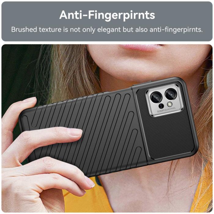 Bild 5,  Motorola Moto G32 Skal Twill Textur Svart - Teknikhallen.se
