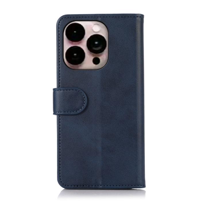 Bild 3,  iPhone 14 Pro Max Fodral Läder Blå - Teknikhallen.se