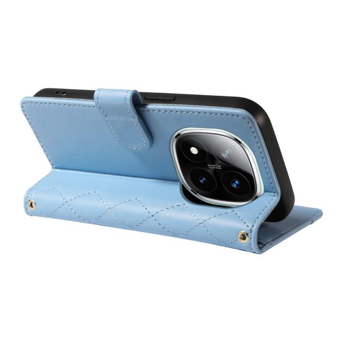 Bild 4,  Xiaomi Redmi Note 14 Pro/Pro Plus 5G Fodral Rhombus Läder - Teknikhallen.se