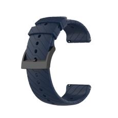  Silikon Armband (24mm) M&ouml;rk Bl&aring; - Teknikhallen.se