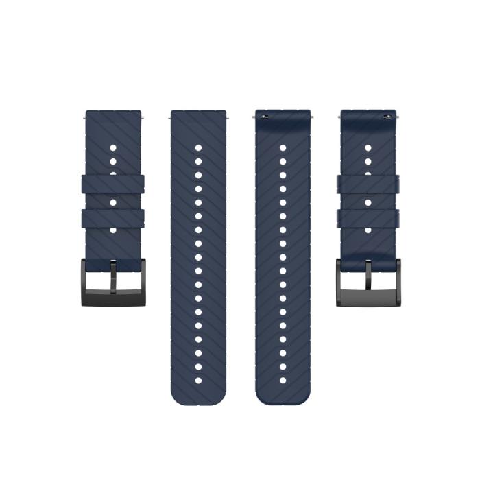 Bild 4,  Silikon Armband (24mm) Mörk Blå - Teknikhallen.se
