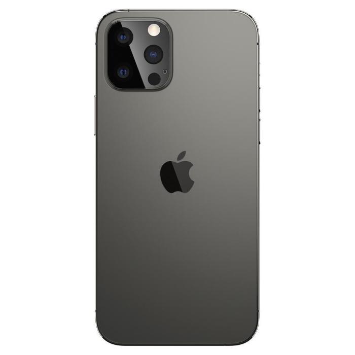 Bild 2, Spigen iPhone 12 Pro - Spigen 2-PACK Optik GLAS.TR Linsskydd - Teknikhallen.se