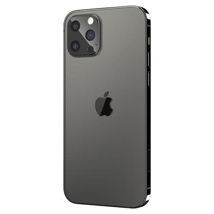 Bild 3, Spigen iPhone 12 Pro - Spigen 2-PACK Optik GLAS.TR Linsskydd - Teknikhallen.se