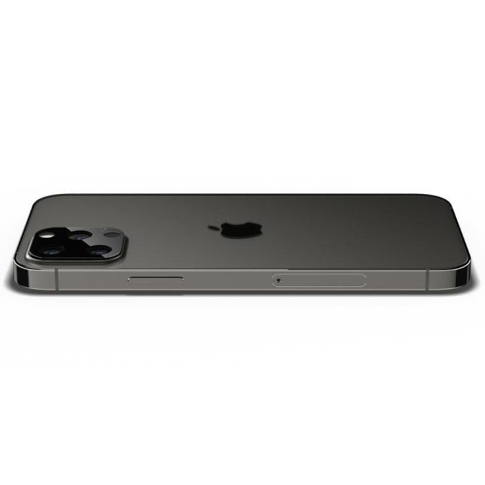Bild 4, Spigen iPhone 12 Pro - Spigen 2-PACK Optik GLAS.TR Linsskydd - Teknikhallen.se