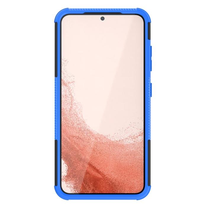 Bild 4,  Samsung Galaxy S23 Skal Ultimata Stöttåligt med Stöd Blå - Teknikhallen.se