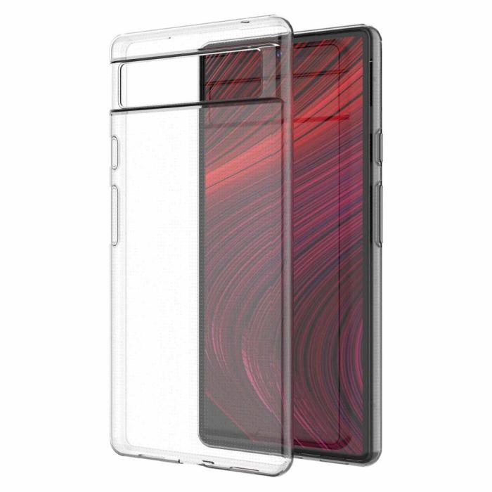 Bild 3,  Google Pixel 6A Skal Slim TPU Transparent - Teknikhallen.se