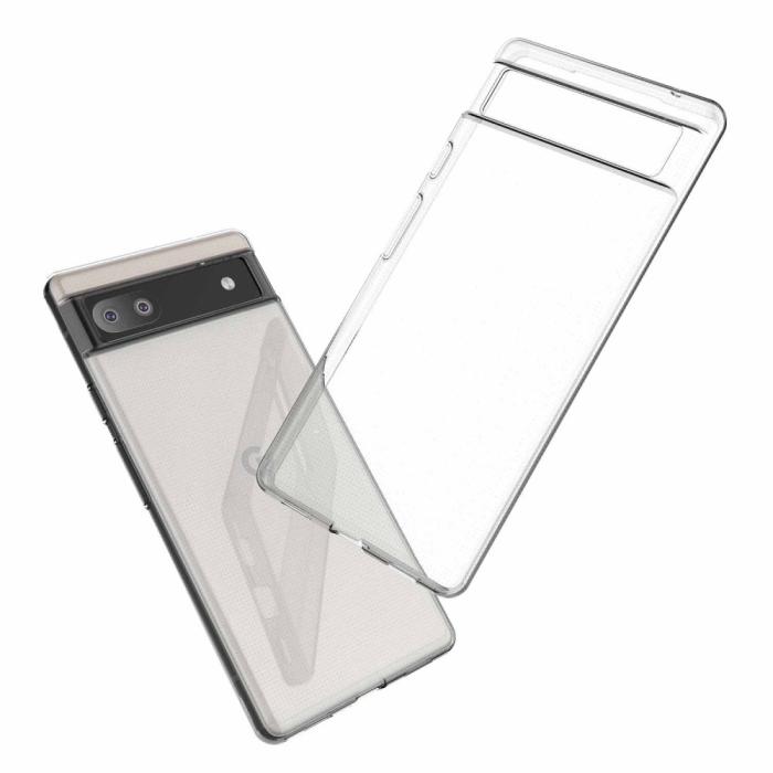 Bild 4,  Google Pixel 6A Skal Slim TPU Transparent - Teknikhallen.se