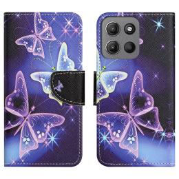  Motorola Moto G86 Power/G86 5G Fodral Läder Fjärilar - Teknikhallen.se