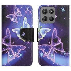 Motorola Moto G86 Power/G86 5G Fodral L&auml;der Fj&auml;rilar - Teknikhallen.se