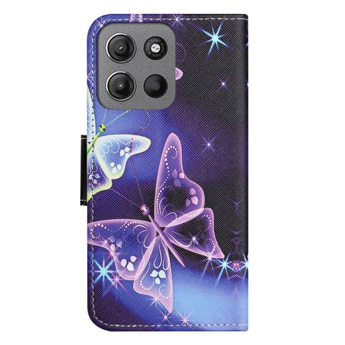 Bild 5,  Motorola Moto G86 Power/G86 5G Fodral Läder Fjärilar - Teknikhallen.se