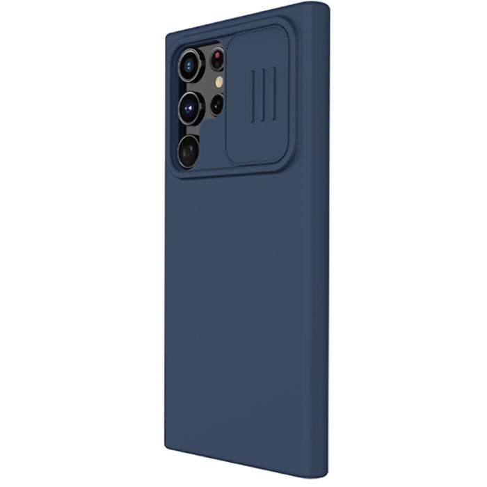 Bild 4, NILLKIN NILLKIN Samsung Galaxy S22 Ultra Skal CamShield Liquid Blå - Teknikhallen.se