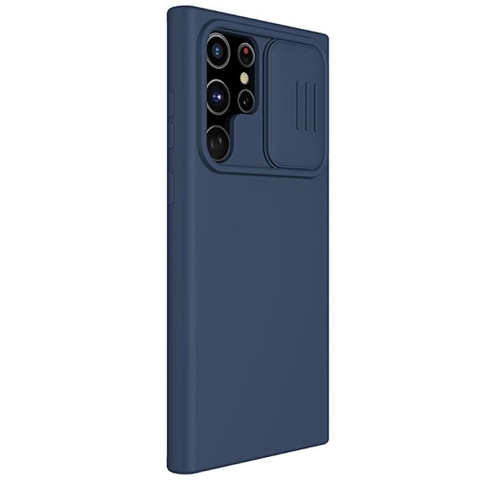 Bild 6, NILLKIN NILLKIN Samsung Galaxy S22 Ultra Skal CamShield Liquid Blå - Teknikhallen.se