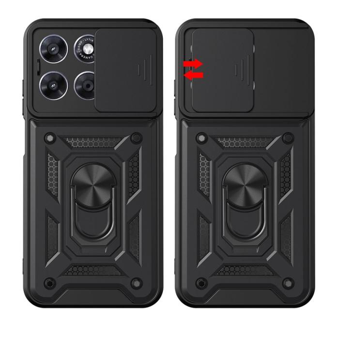 Bild 3, Tech-Protect Tech-Protect Motorola Moto G67/G77 Skal CamShield Pro Svart - Teknikhallen.se
