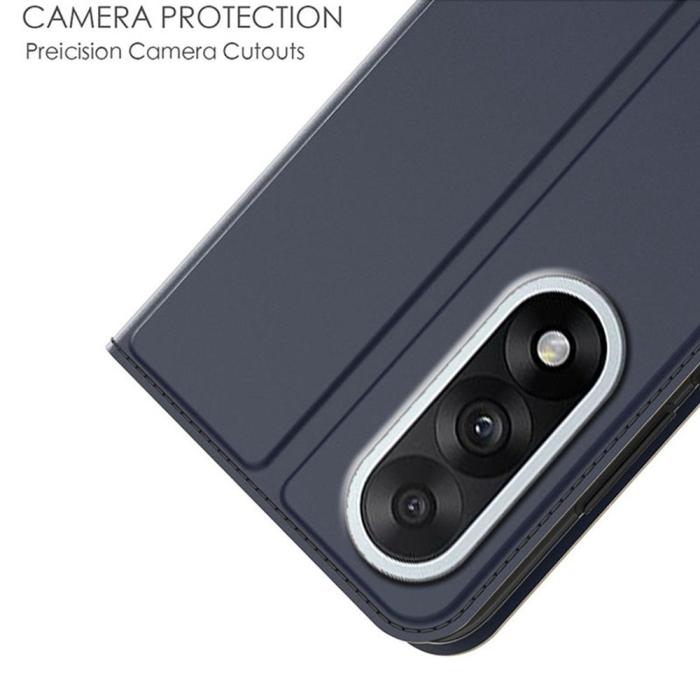 Bild 5,  OnePlus Nord 5 5G Fodral Flip Läder Blå - Teknikhallen.se