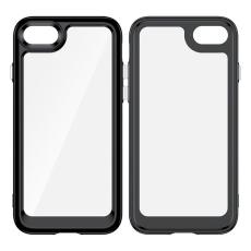  iPhone 7/8/SE (2020/2022) TPU Skal - Svart Ram - Teknikhallen.se