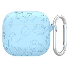  AirPods 4 Skal Med Dinosaurie Motiv Silikon Bl&aring; - Teknikhallen.se