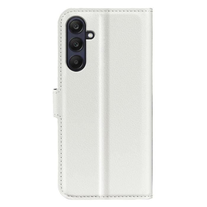 Bild 6,  Samsung Galaxy A16 / A26 5G Fodral Litchi Läder Textur Vit - Teknikhallen.se