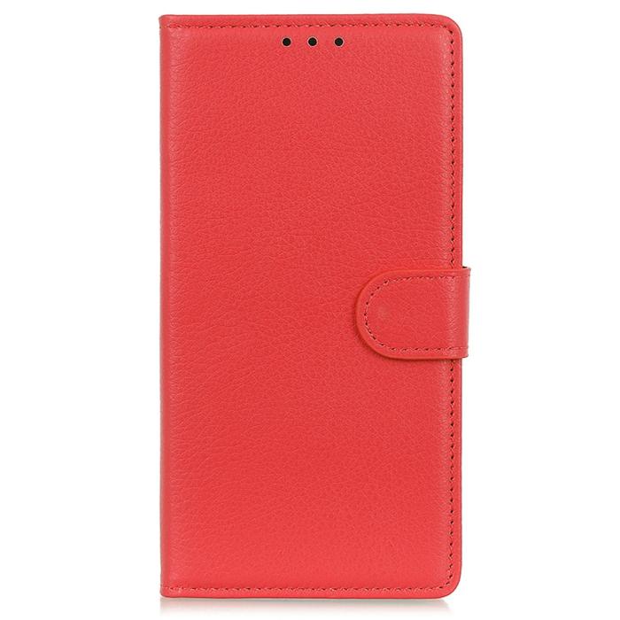 Bild 6,  Google Pixel 8 Pro Fodral Litchi Läder Röd - Teknikhallen.se