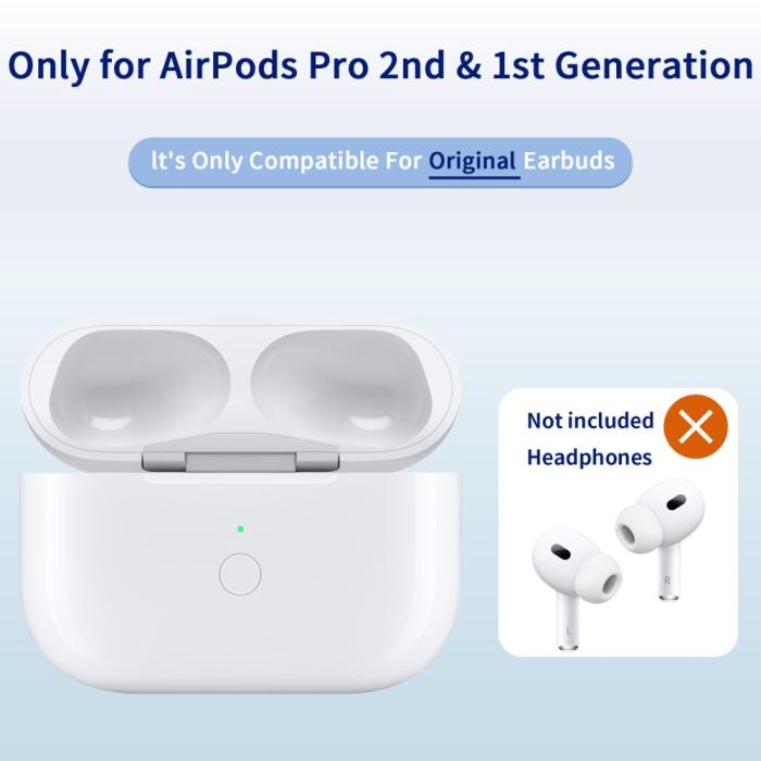 Bild 3,  AirPods Pro 2 / AirPods Pro Laddningsfodral Lightning - Teknikhallen.se