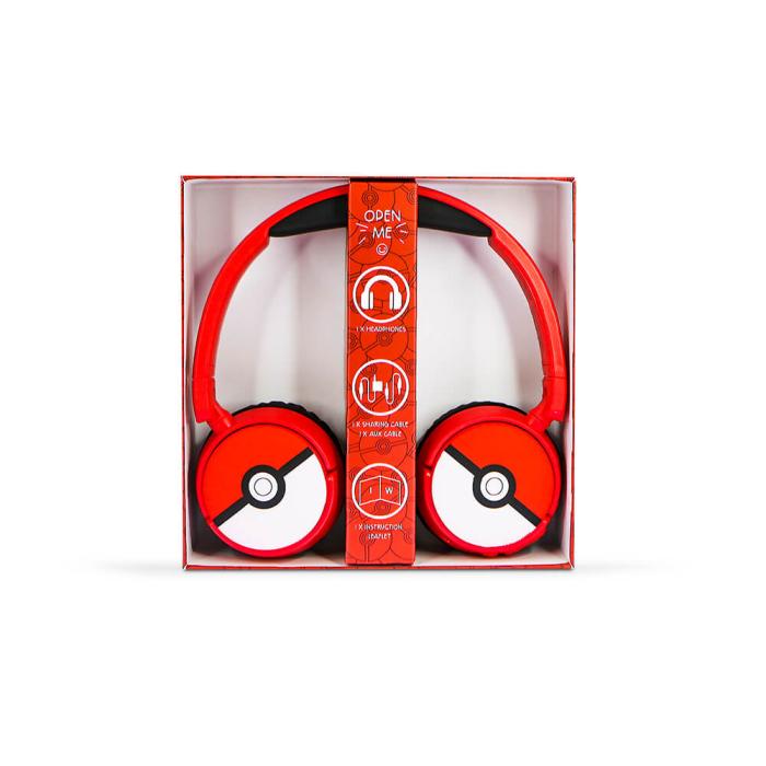 Bild 2, OTL Pokemon Hörlur On-Ear Junior Trådlös 85dB/95dB - Teknikhallen.se