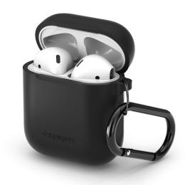 Spigen Spigen AirPods Skal Silicone Fit Svart - Teknikhallen.se