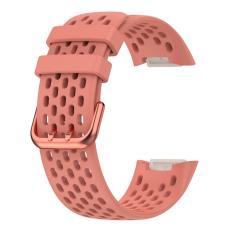  Fitbit Charge 6 / 5 Armband Silikon Ih&aring;ligt Korall - Teknikhallen.se
